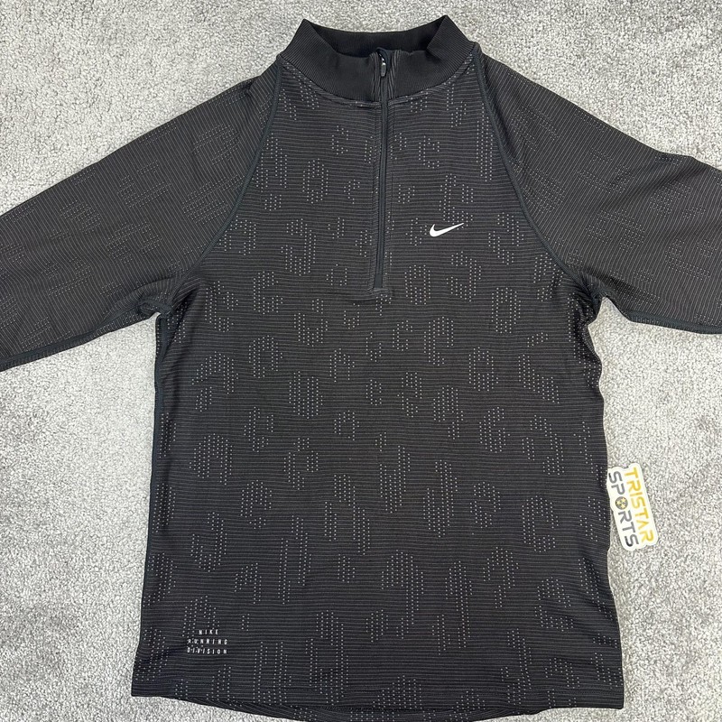 Nike Running Division Pullover Mens Small Half Zip Repel Reflective FZ1121-010 gallery