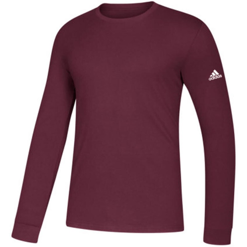 Adidas Men's Go To Performance Climalite Long Sleeve Active Tee Sport T-Shirt gallery
