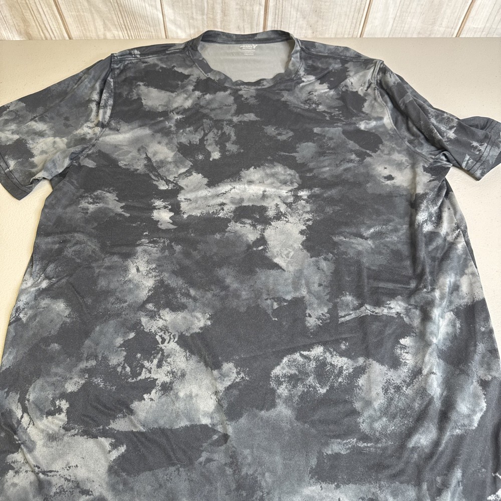 Old Navy Active Men’s CloudMotion T Shirt Tee LT Large Tall Black Gray Camo