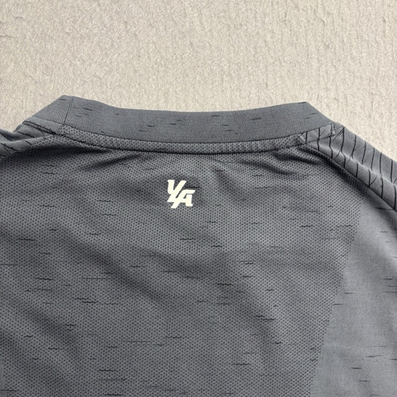 YoungLA Compression Shirt Mens XL Gray Long Sleeve Workout Gym Athletic Logo gallery