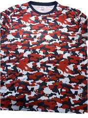 Spalding Dri-Power Men’s 2XL Patriotic Camo Performance T-Shirt Red White Blue