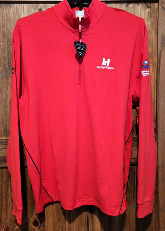 NWT Callaway Golf Swing Tech Mens Size XL Thermal UPF 50 Pullover Activewear gallery