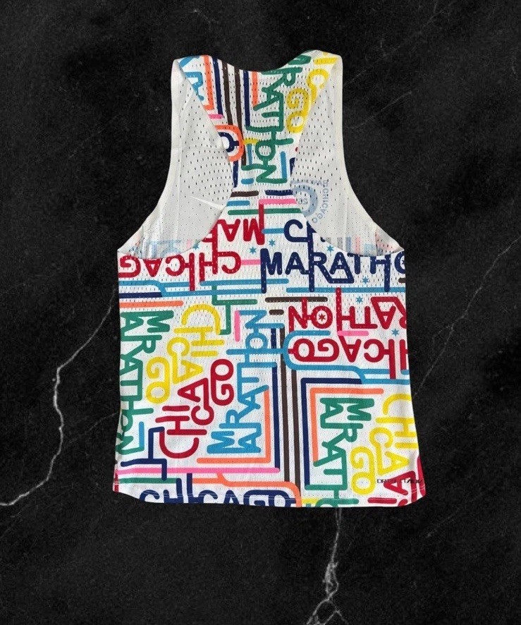 Men Small Nike Aeroswift 'Chicago Marathon 2025 Racing Singlet Tank HQ4277-100 gallery