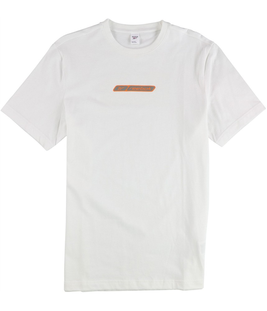 Reebok Mens Classic Vector Premier Graphic T-Shirt, White, Medium