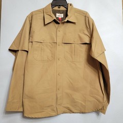 NEW Woolrich x Target Khaki Vented Long Sleeve Fishing Shirt Outdoor Mens S