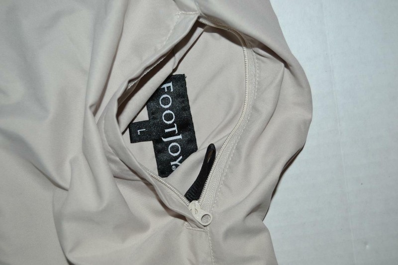 FOOTJOY FJ GOLF BEIGE TAN WIND PULLOVER SWEAT SHIRT MENS SIZE LARGE L gallery