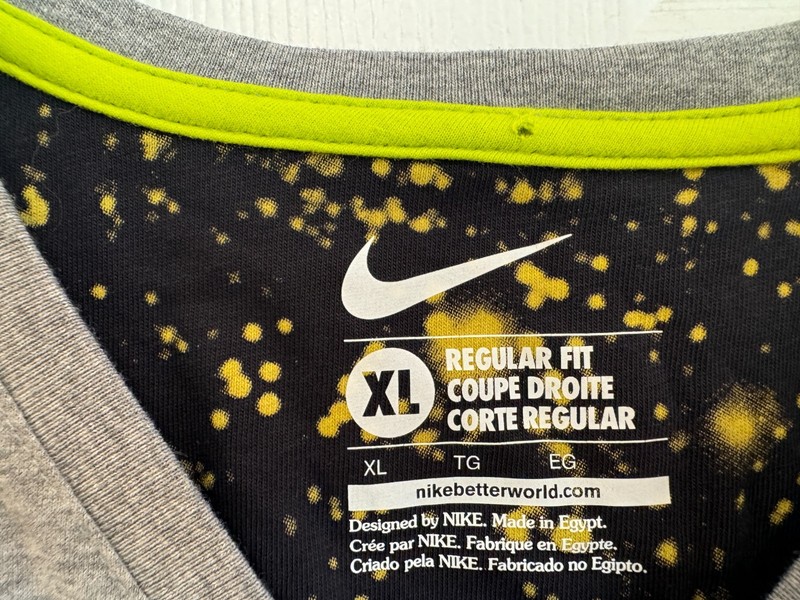 NEW Nike Roger Federer Premier RF Trophy V-Neck Tennis T-Shirt Men's Size XL gallery