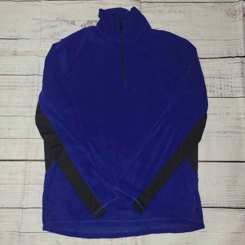 RLX Ralph Lauren Pullover Mens Large Blue Quarter Zip Stretch Golf Thermal gallery