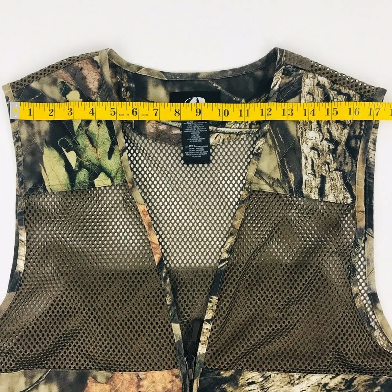 New XL/2XL Mossy Oak Dove Vest & Used Orange Baseball Cap Lined Game Bag Bird gallery