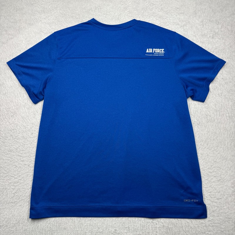 Air Force Falcons Nike Dri-Fit T-Shirt Royal Blue Men's Size 3XL gallery