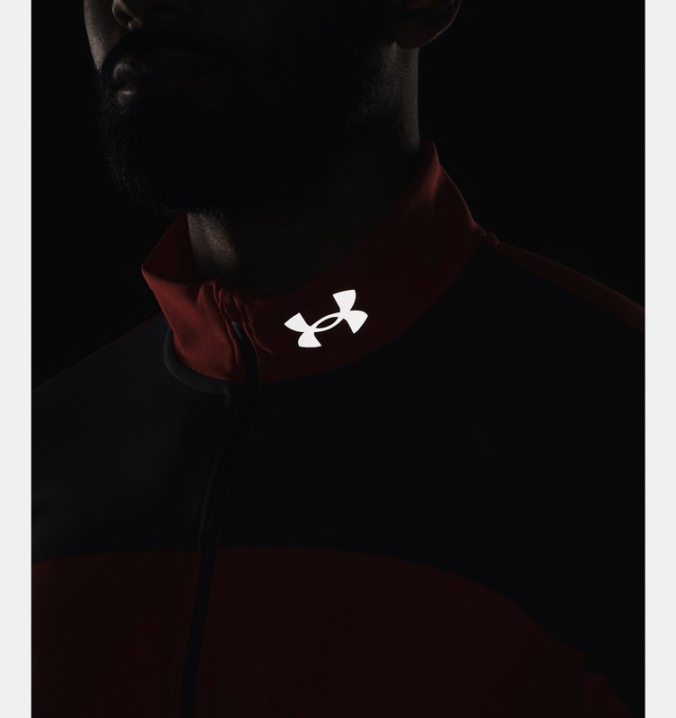 Under Armour Mens UA HeatGear Qualifier ½ Zip 1326595 Venom Red Size M gallery
