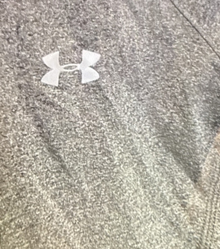 Under Armour Heathered Gray Orange 1/4 Zip Pullover Jacket Long Sleeve Men’s M gallery