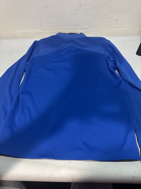 Nike Golf Pullover Mens Medium Blue Dri-FIT Quarter Zip Mock Neck 0149 gallery