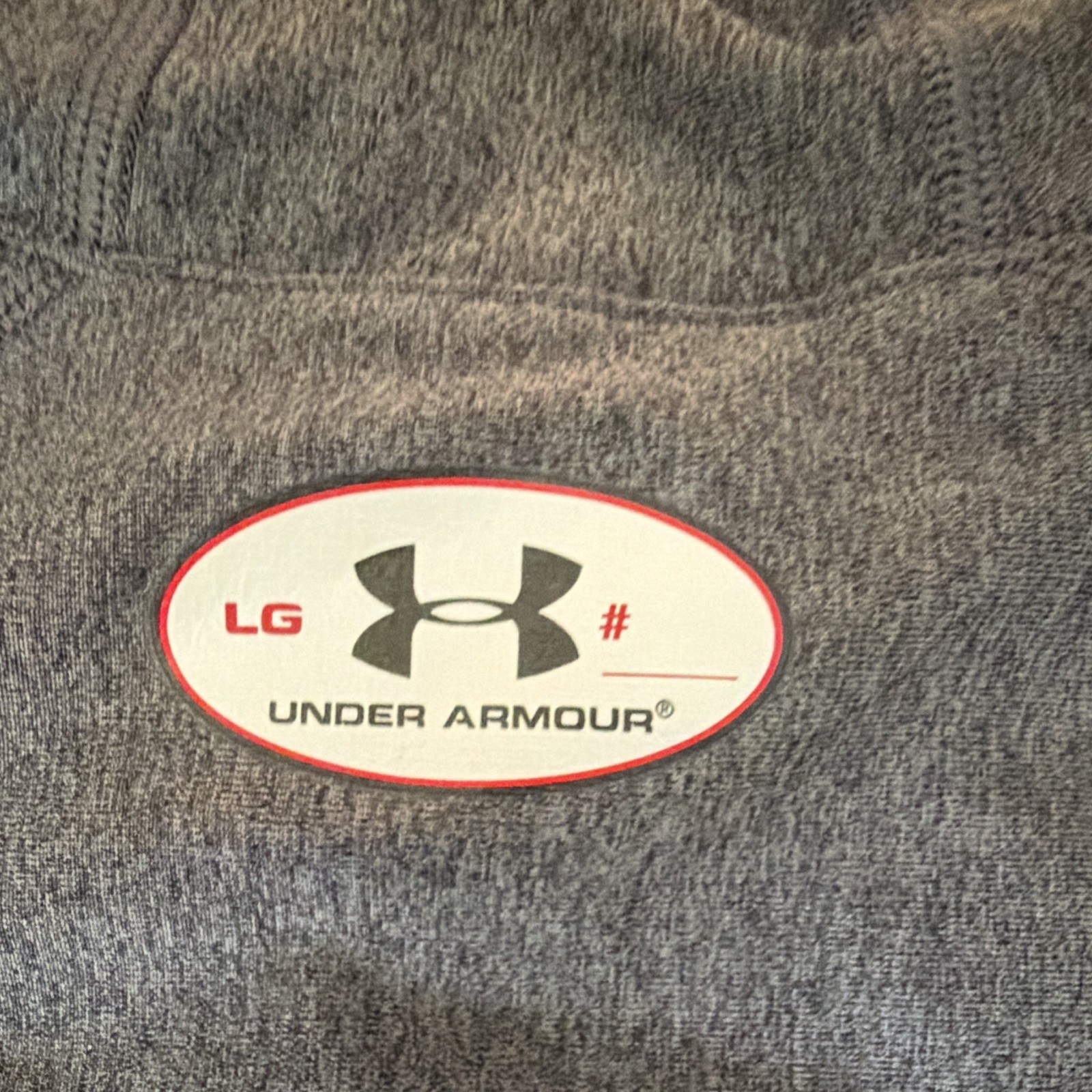 Under Armour Men's Gray Long Sleeve Mock Neck Firm Compression Shirt Size LG gallery