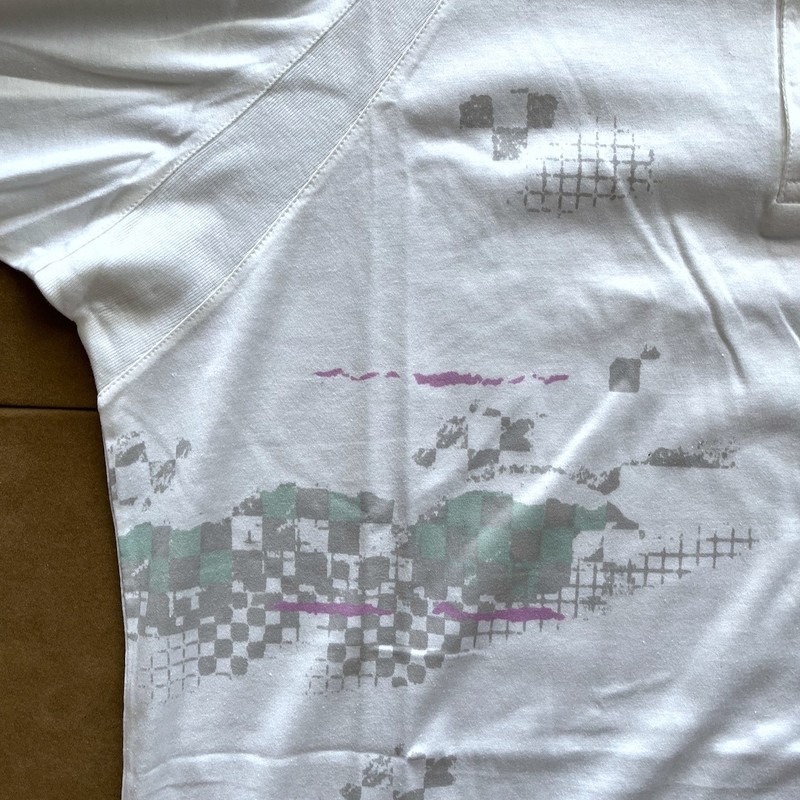 Nike John McEnroe Andre Agassi Checkerboard Tennis Polo Shirt PE Challenge Court gallery