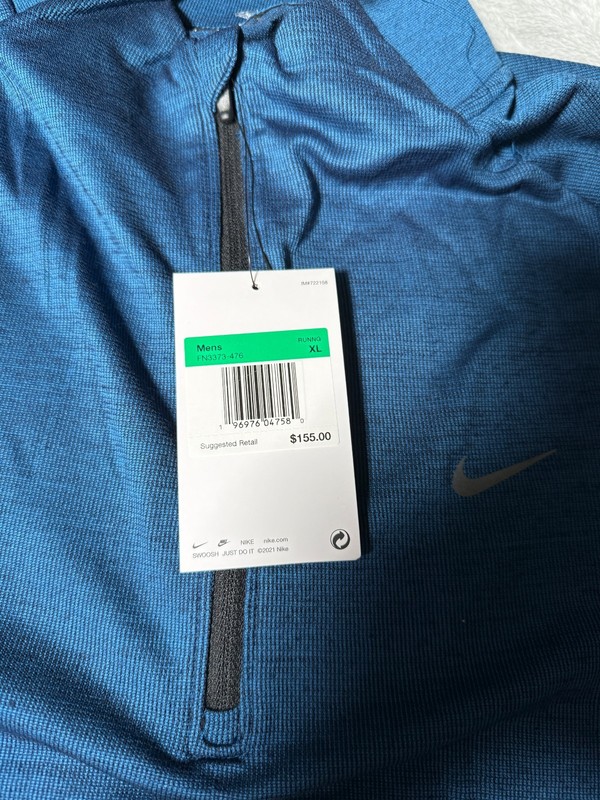 Nike Running Division Men's Therma-Fit ADV Top FN3373-476 Blue Fitted Size XL gallery