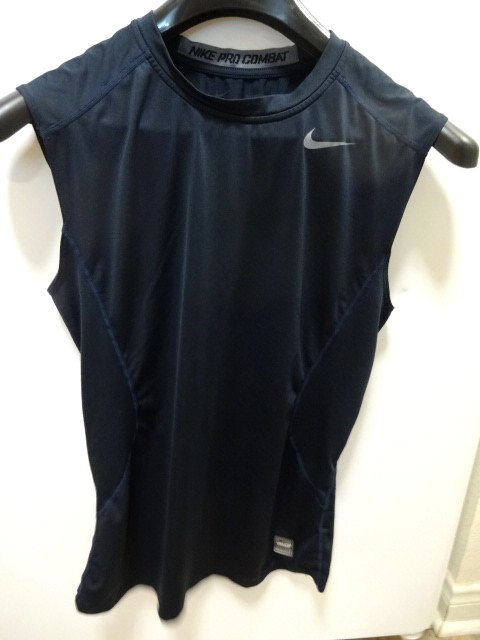Nike PRO COMBAT DRI-FIT Dark Navy Blue Sleeveless Men's Small gallery