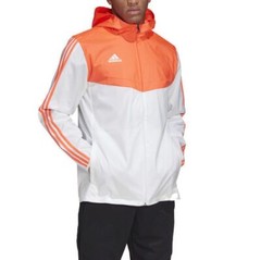 Adidas Men’s Tiro White/Solar Red Windbreaker Jacket FT8427