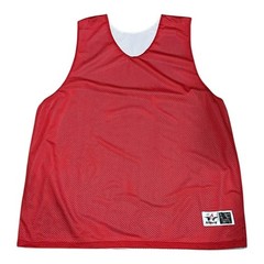 Alleson Athletic Tank Top Mens 3XL Red Mesh Reversible Basketball Gym Jersey