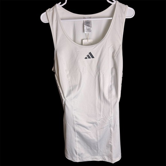 Adidas Padded Tank Men's White 3XLT Athletic Training Gym Sportswear IM3593 gallery
