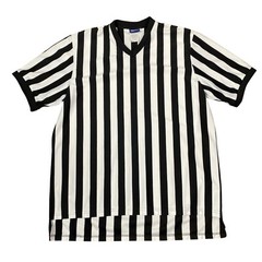 Dalco Umpire Referee Shirt Men’s Size XL Black and White Stripes