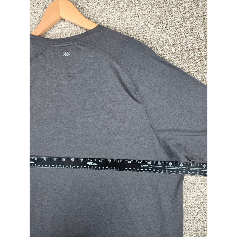 Rhone Mens Atmosphere Tee Short Sleeve Training T-Shirt XL Gray Heather Active gallery
