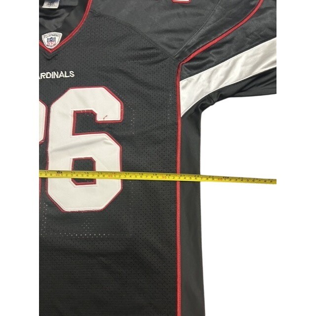 VTG Reebok Arizona Cardinals Jersey Mens 52 Black EXCELLENT Beanie Wells 26 NFL gallery