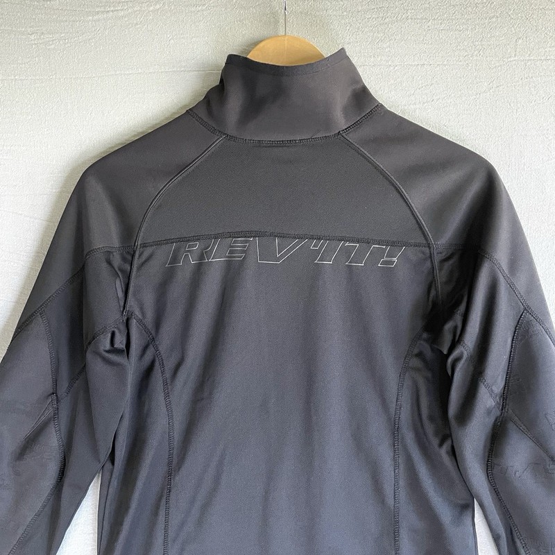 ReV'IT Top S Engineered Skin Wind Barrier Base Layer Pullover Mock Shoulder Zip gallery