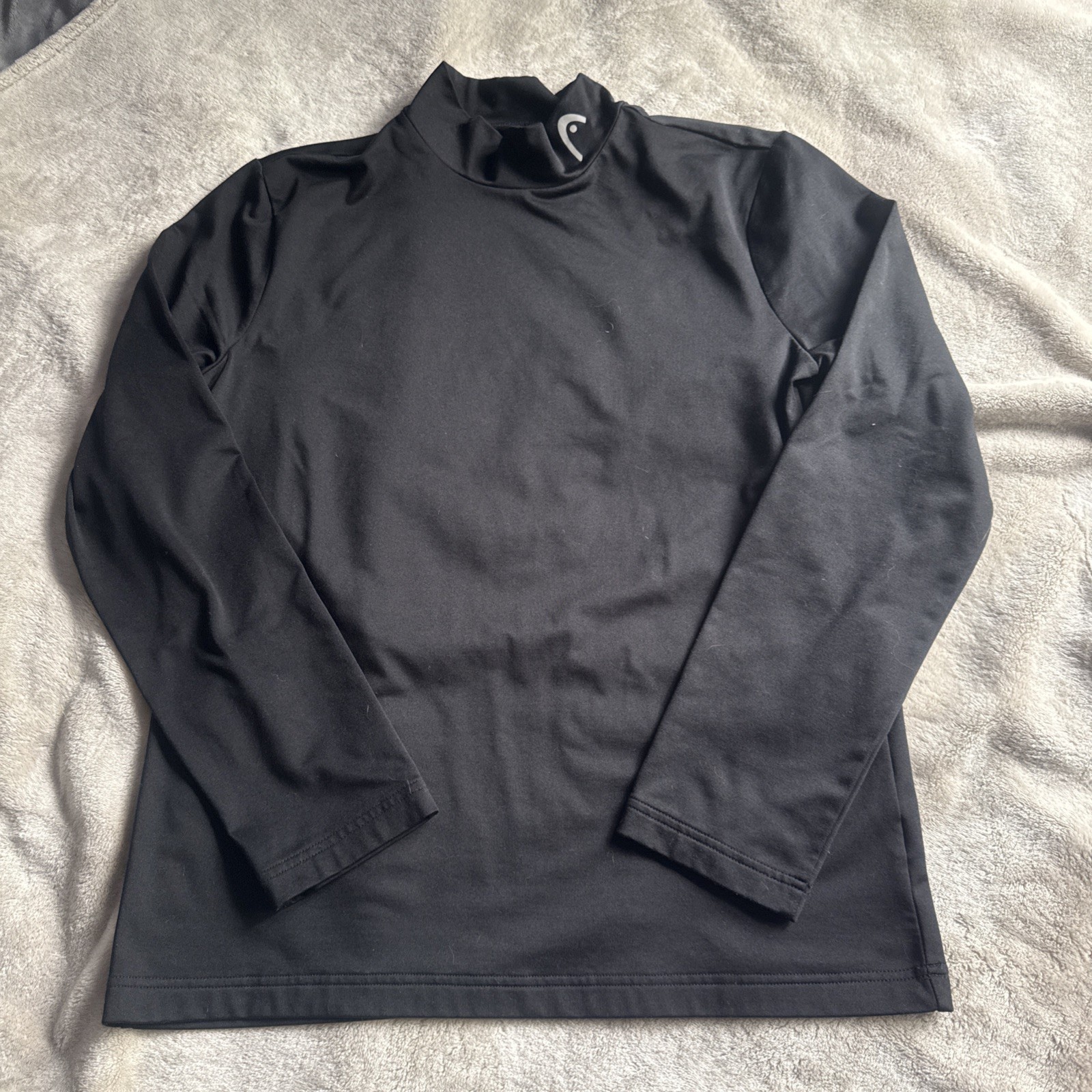 Men's Head Long Sleeve Compression Mock Neck Shirt Black Size XL gallery
