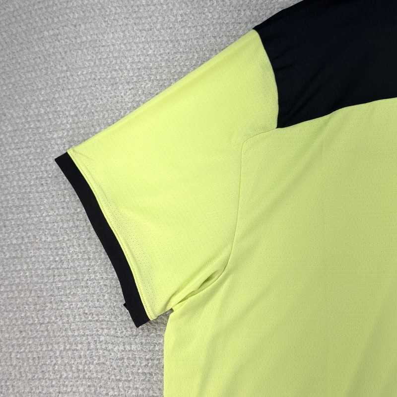Nike Court Advantage Dri-FIT Tennis Shirt Mens 2XL Volt Yellow Mesh Performance gallery