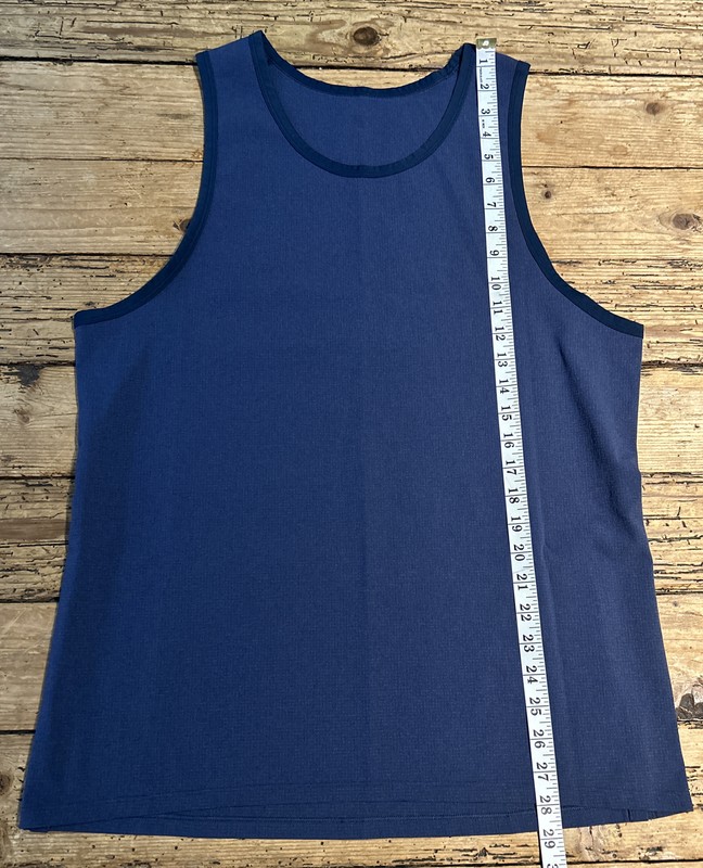 Lululemon Mens Size S Mach Blue Airing Easy Tank NWOT gallery