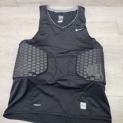 Nike Pro Combat Hyperstrong Padded Compression Shirt Vest Black Mens XXL