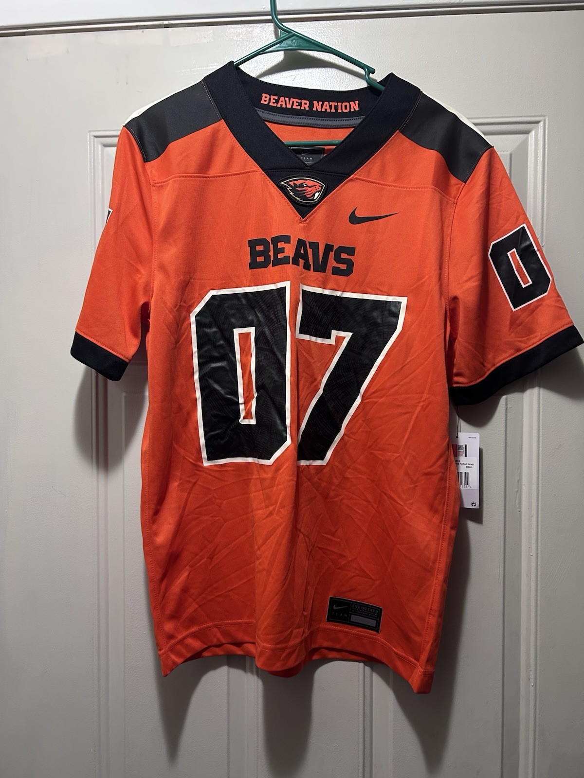Men's Oregon State Beavers Nike Football Game Jersey Size Small - Orange gallery