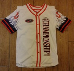 Nike Americana Baseball Jersey DV9642-133 White/Multi Men’s Size Small