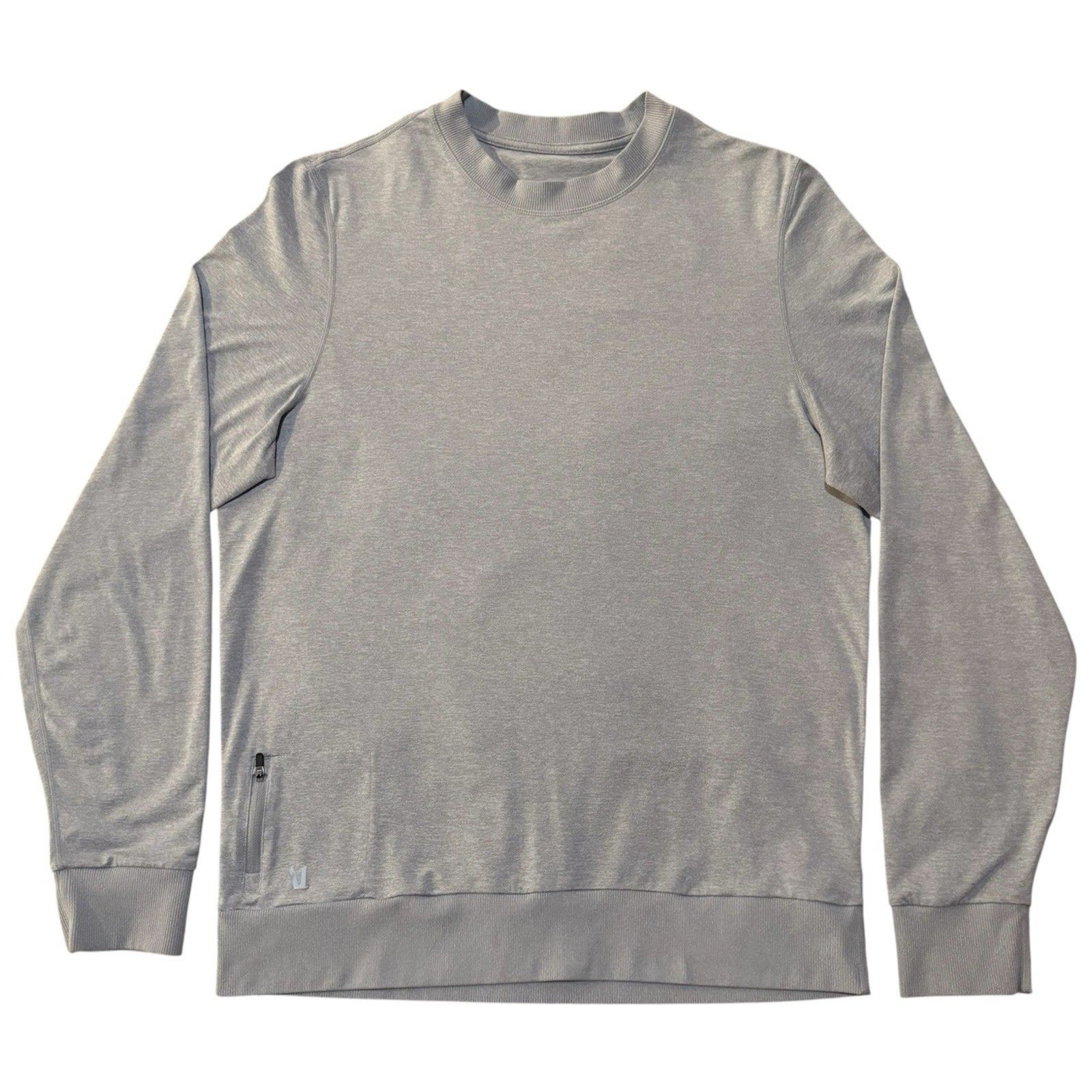 Vuori Ponto Performance Crew Pullover Men’s Large Gray Sweatshirt M Soft Stretch gallery