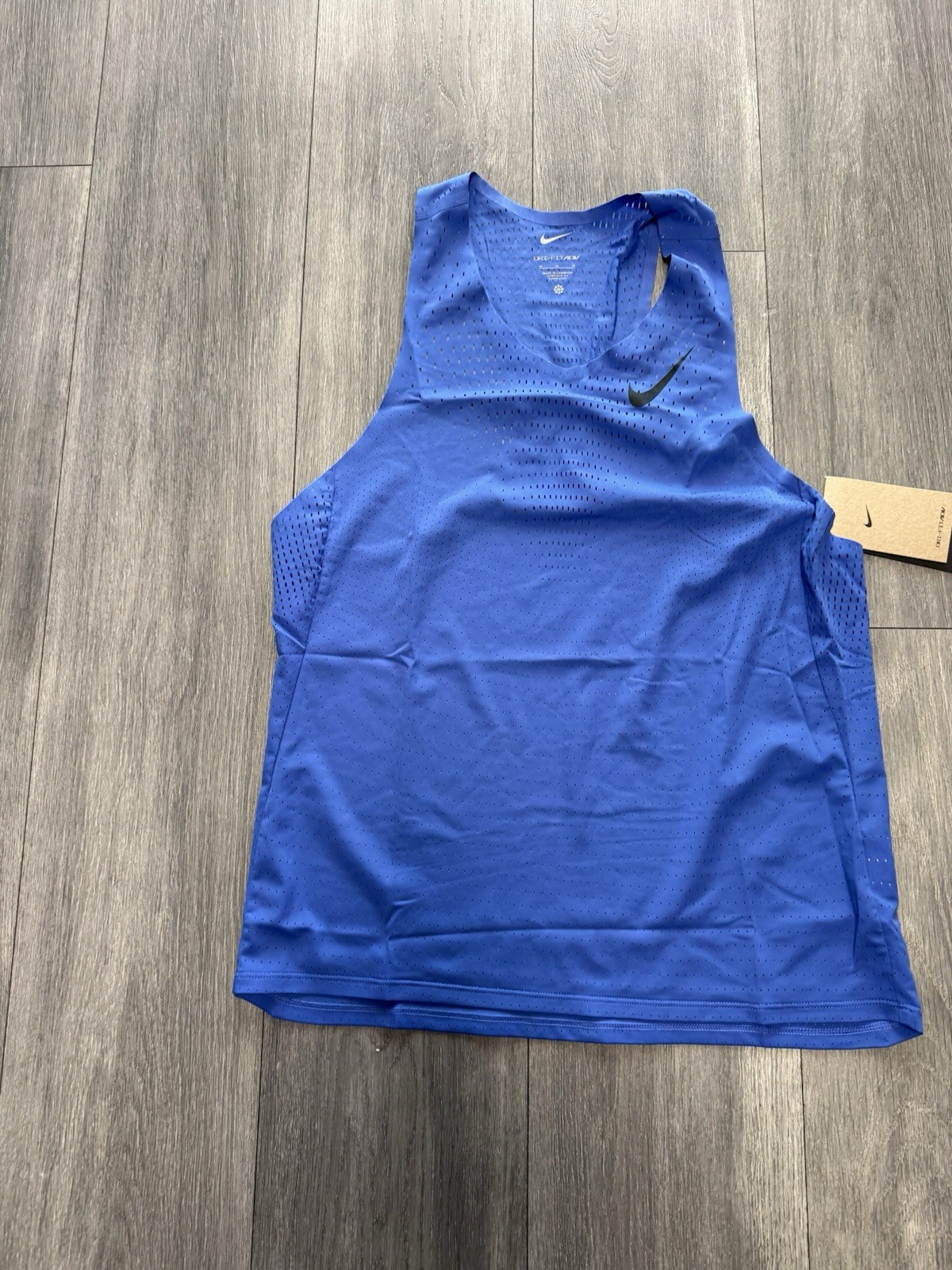 Nike DRI-FIT ADV Aeroswift Pro Elite Running Singlet Men's S FN4231-411 $90 NWT gallery