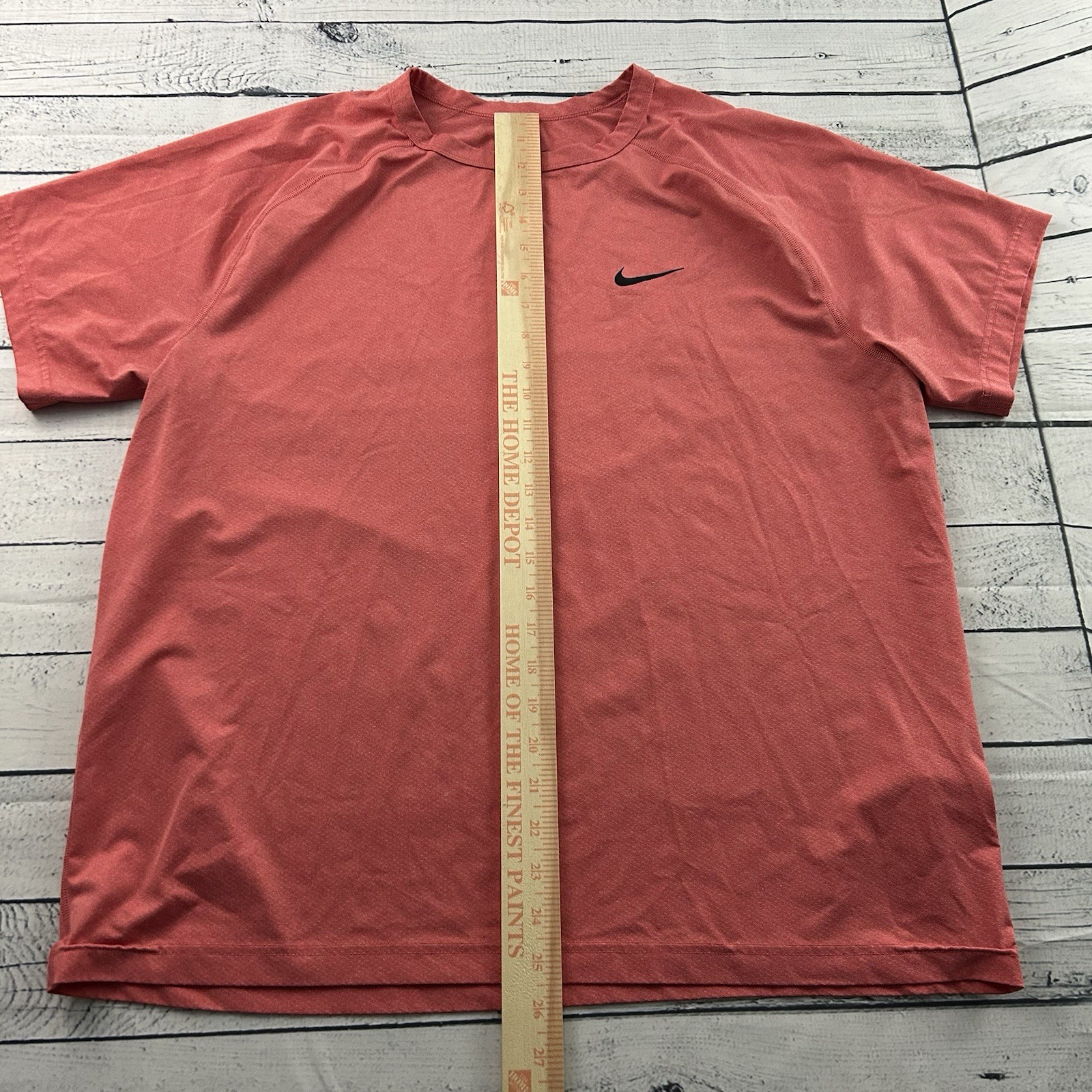 Nike Dri-Fit Athletic Short Sleeve T Shirt Men's Large Salmon Pink gallery
