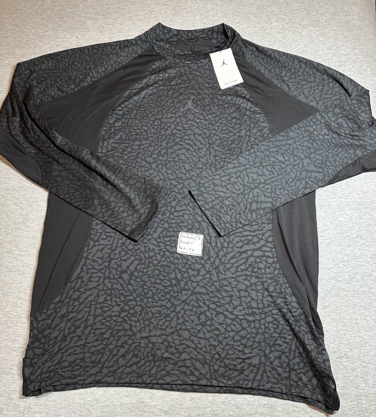 Nike Jordan Dri-Fit ADV LS Shirt Black Cement Elephant FD8123-022 Men’s XL-Tall gallery
