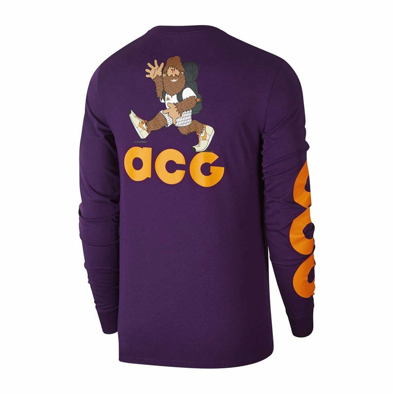 Nike Sportswear SASQUATCH ACG Long Sleeve Shirt LS Top Purple AQ3953-537 Men L gallery