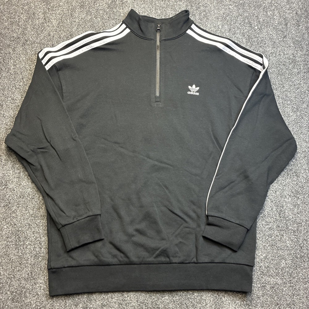 Adidas Adicolor Trefoil Quarter Zip Sweatshirt Medium