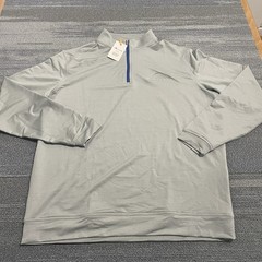 Peter Millar Pullover Mens Large Gray Melange Perth Performance Crown Sport Golf