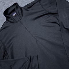 Patagonia Shirt Mens Small Black Capilene 1/4 Zip Baselayer Hiking Skiing