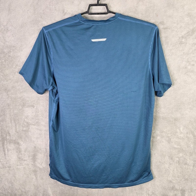 Mens Champion C9 Blue Running Active T Shirt Short Sleeve Polyester Stretch XL gallery