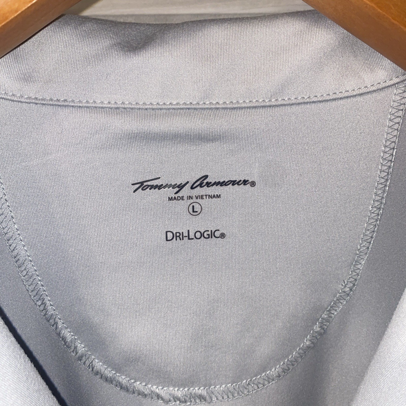 Tommy Armour Dri Logic Mens Large Black 1/4 Zip Long Sleeve Pullover gallery