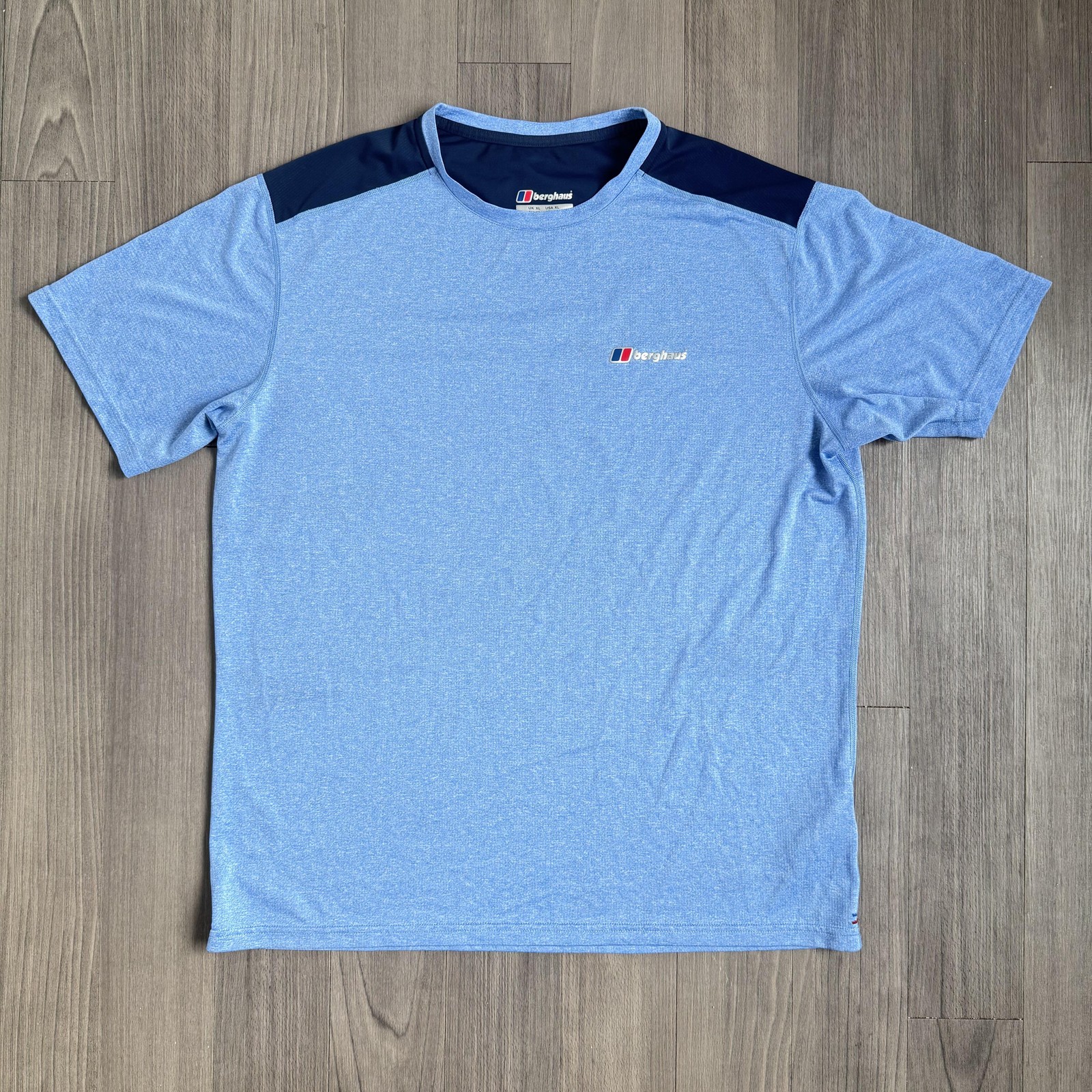 Berghaus Shirt Mens XL Blue Argentium Colorblock Athletic Hiking Tee Outdoor gallery