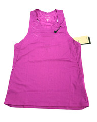 Nike Dri-Fit Aeroswift Running Singlet Tank Top Purple Men`s Size S FN4231-518