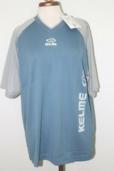 NEW! Men’s Shirt Kelme Tecnico Jersey Ice Grey Futbol Football Size XL NWT’s