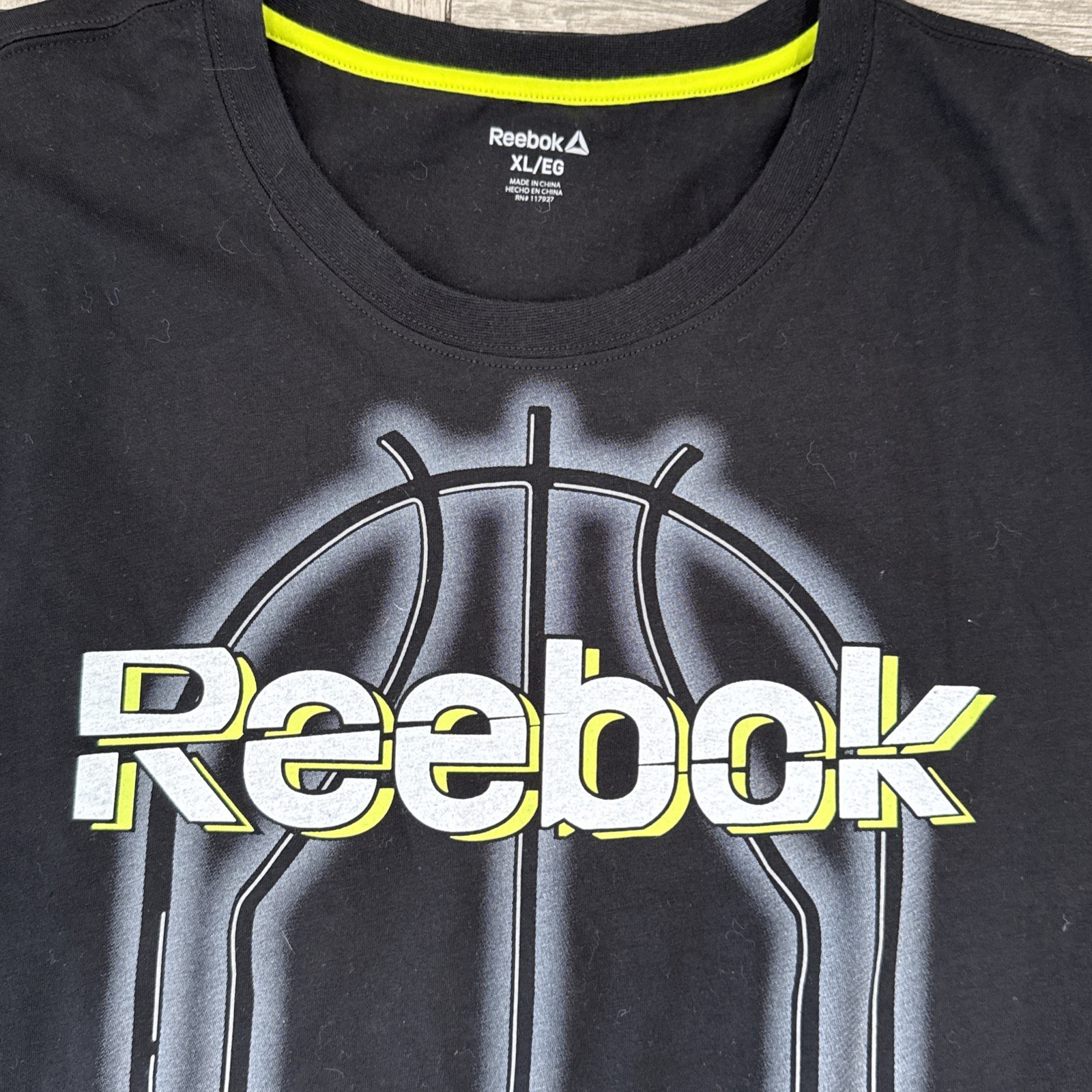 2016 Reebok Delta Basketball Training Tee Black Performance T-Shirt Size XL gallery