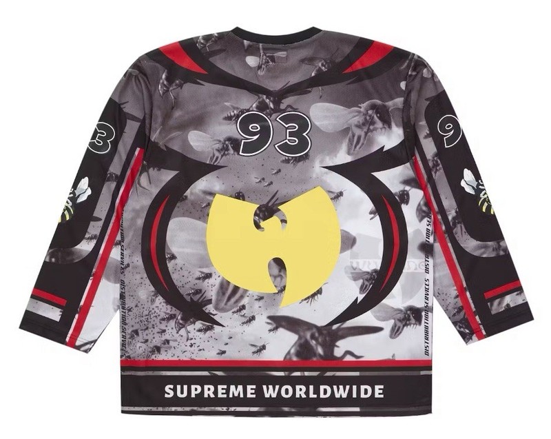 New in Bag Supreme Wu-Tang Clan Hockey Jersey Black Size XL FW25 gallery