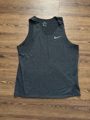 Nike Mens Dri-fit Track & Field Raceback Tank Top Running Pacer Run Club Size L